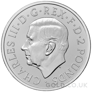 Monster Box of 500 2025 Britannia One Ounce Silver Coins