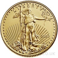 Quarter Ounce American Eagle Gold Coin (2020)
