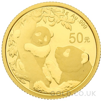 2021 3g Chinese Panda Gold Coin