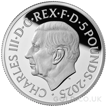 2025 Britannia 2oz Silver Proof Coin Boxed