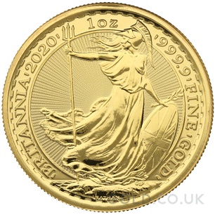 1oz Gold Britannia Coin in Gift Box (2020)