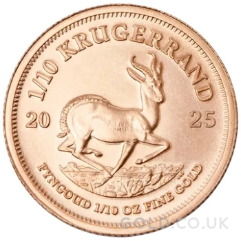 2025 1/10oz Krugerrand Gold Coin