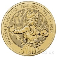 Morgan Le Fay 1oz Gold Coin (2024)