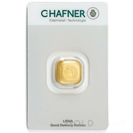 1oz C. Hafner Gold Bar Cast