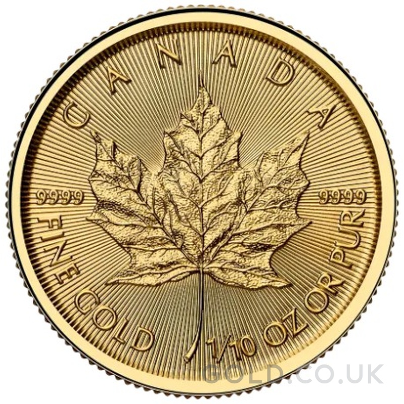 2025 1/10oz Canadian Maple Leaf Gold Coin