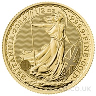 Half Ounce Gold Britannia Coin (2024)