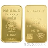 1oz Gold Bars (Pre Owned)