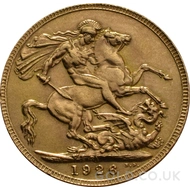 1926 Gold Sovereign Coin George V (SA)