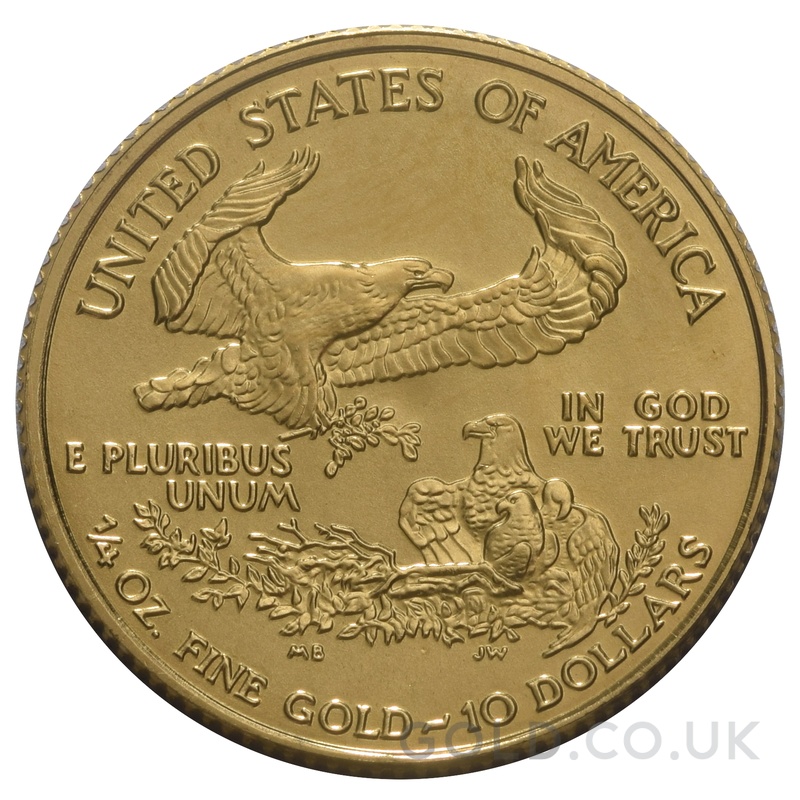 1987 1/4oz American Eagle Gold Coin MCMLXXXVII