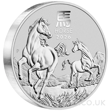 2026 Year of the Horse Silver Coin 1kg Perth Mint Australian Lunar Series