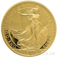 1999 One Ounce Proof Britannia