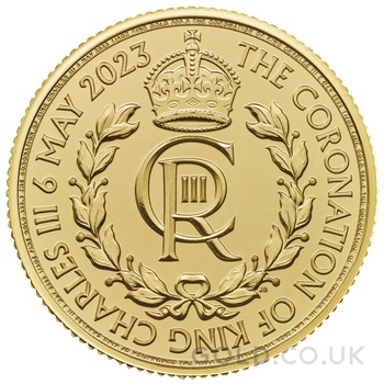 2023 King Charles III Coronation Gold Coin £25 1/4oz