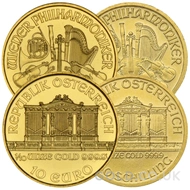 Gold Philharmonic Tenth Ounce Coin (Best Value)