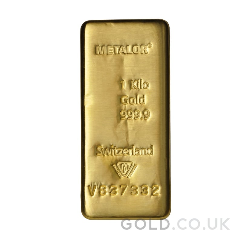 1kg Gold Bar Metalor