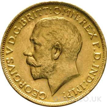 1912 Gold Sovereign Coin George V Sydney