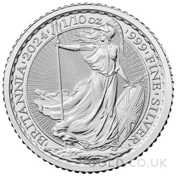 2024 Britannia 1/10oz Silver Coin