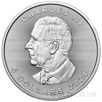 2024 Canadian Silver Maple Leaf Coin 1oz