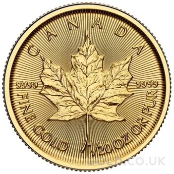 2025 1/20oz Canadian Maple Leaf Gold Coin