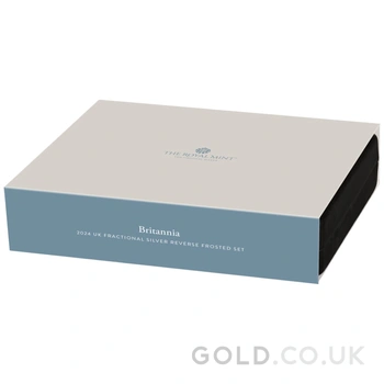 2024 Britannia Fractional Silver Reverse Proof Frosted Set Boxed
