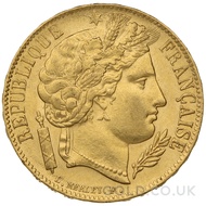 20 French Francs - Ceres (1851)