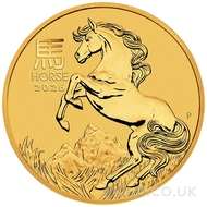 2026 1/10oz Gold Perth Mint Lunar Year of the Horse Coin