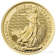 1/2 Britannia Gold Coins