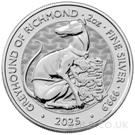 The Greyhound of Richmond - Tudor Beasts 2oz Silver Coin (2025)