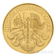 Gold Philharmonic Tenth Ounce Coin (2022)