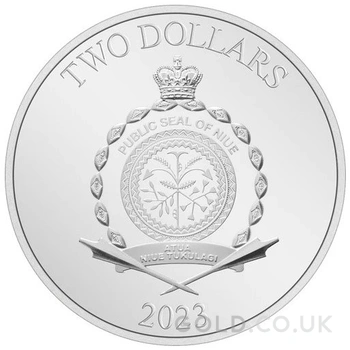 2023 The Riddler DC Villains 1oz Proof Silver Coin Boxed