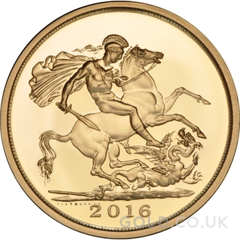 2016 Gold £5 Coin Brilliant Uncirculated Boxed