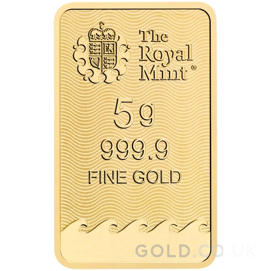 NEW 5g Gold Britannia Minted Bar