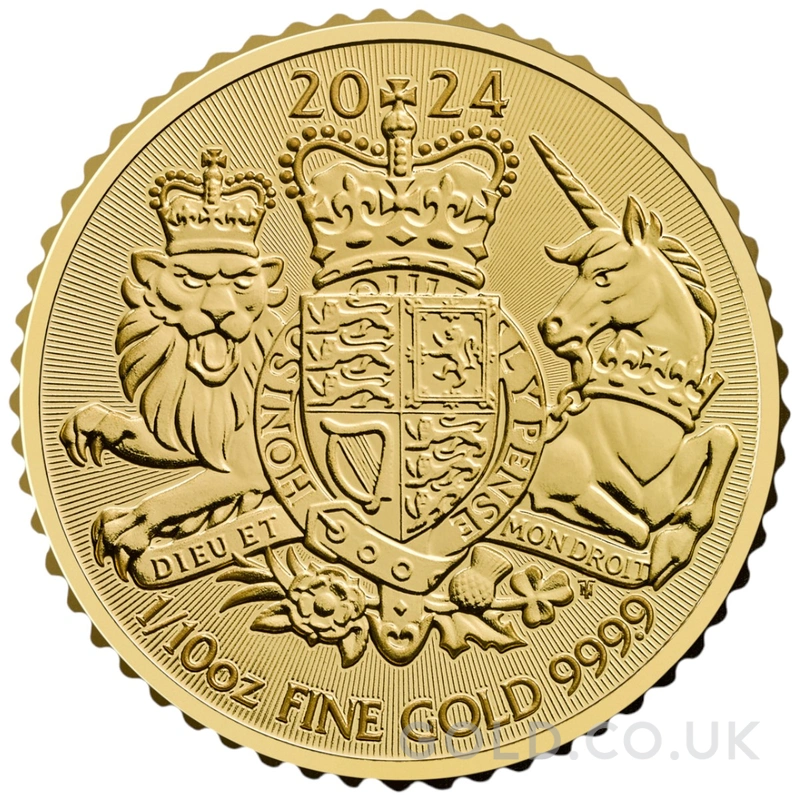 2024 1/10oz Royal Arms Gold Coin