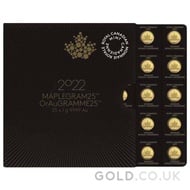 MapleGram 25 x 1g Gold Coins (2022)
