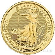 Gold Quarter Britannia