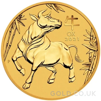 2021 1oz Perth Mint Year of the Ox Gold Coin