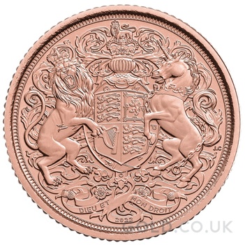 2022 Gold Half Sovereign Queen Elizabeth II Memorial