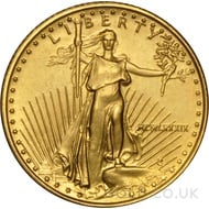1989 1/10 oz Gold America Eagle