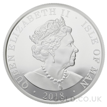2018 Silver 1oz Isle of Man Angel Proof Coin