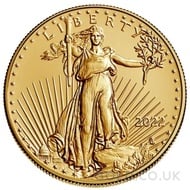 Half Ounce American Eagle Gold Coin (2022)
