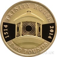 500th Anniversary of Trinity House £2 Two Pounds Proof Gold Coin (2014)