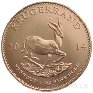 2014 Gold Krugerrand Coin 1oz