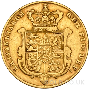 1829 Gold Sovereign Coin George IV Bare Head NGC XF45