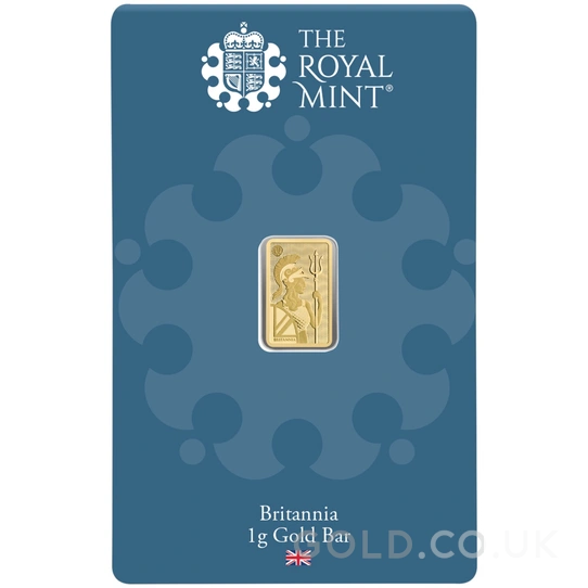NEW 1g Gold Britannia Minted Bar