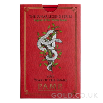 10g Silver Bar 2025 Year of the Snake PAMP