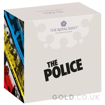 2023 Proof 1/4oz The Police Gold Coin Music Legends Boxed