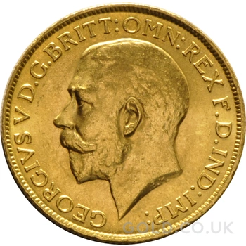 1922 Gold Sovereign Coin George V Perth