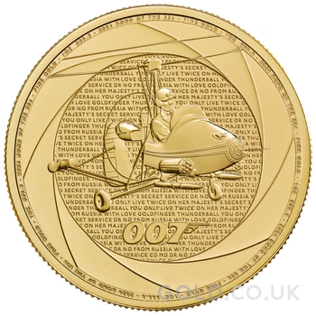 2024 Six Decades of 007, Bond of the 1960s 1oz Gold Coin