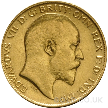1904 Gold Half Sovereign Edward VII