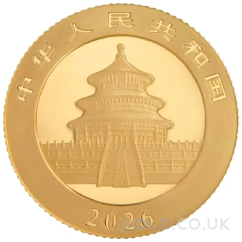 2026 3g Chinese Panda Gold Coin