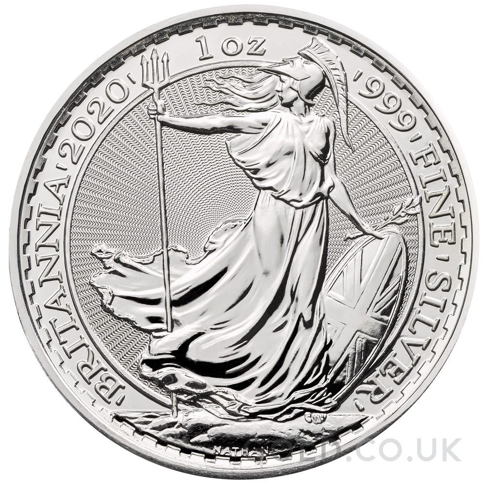 Silver 1oz Britannia Year of the Rat Lunar Edge (2020) | GOLD.co.uk